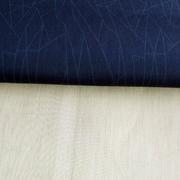 35%棉17%莫代尔46%聚脂纤维2%氨纶梭织弹力透明印花布