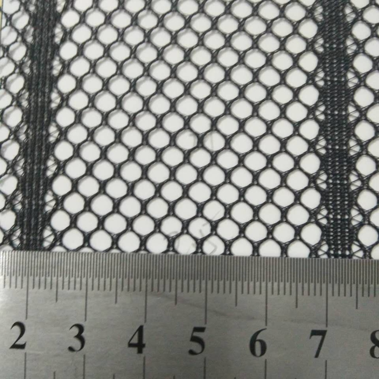 优质经编条纹六角箱包里布专用无弹硬手感A018